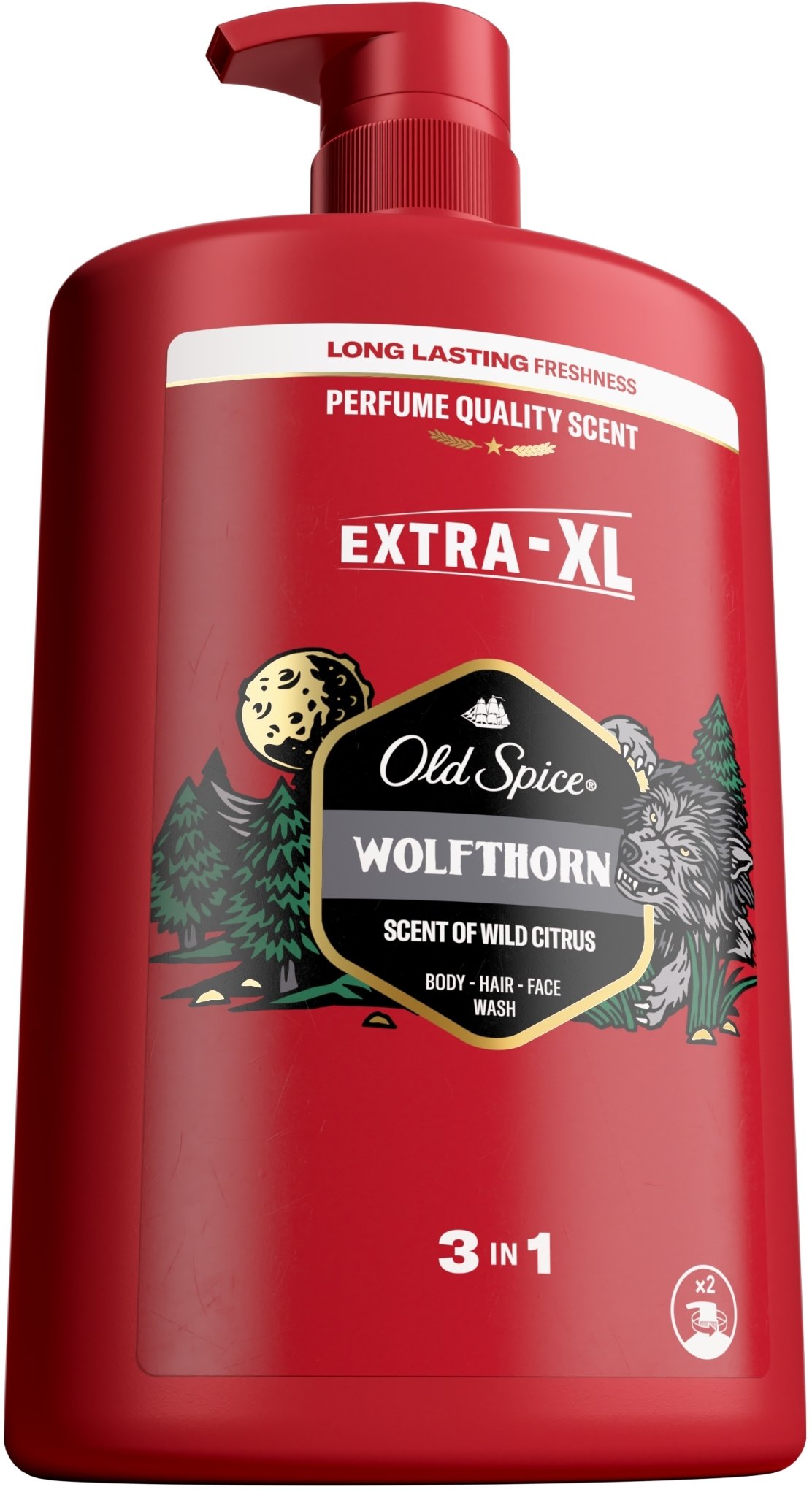 Old Spice ŻEL POD PRYSZNIC 1L 3W1 POMPKA WOLFTHORN