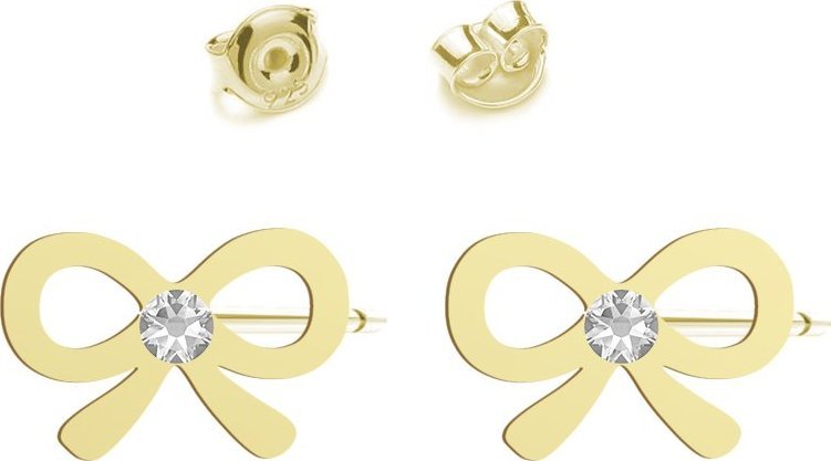 Radziszewska Jewellery Kolczyki Pozłacane Kokardki