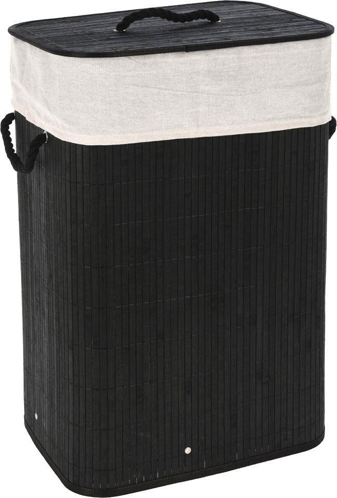 Kosz na pranie Vilde 60L czarny