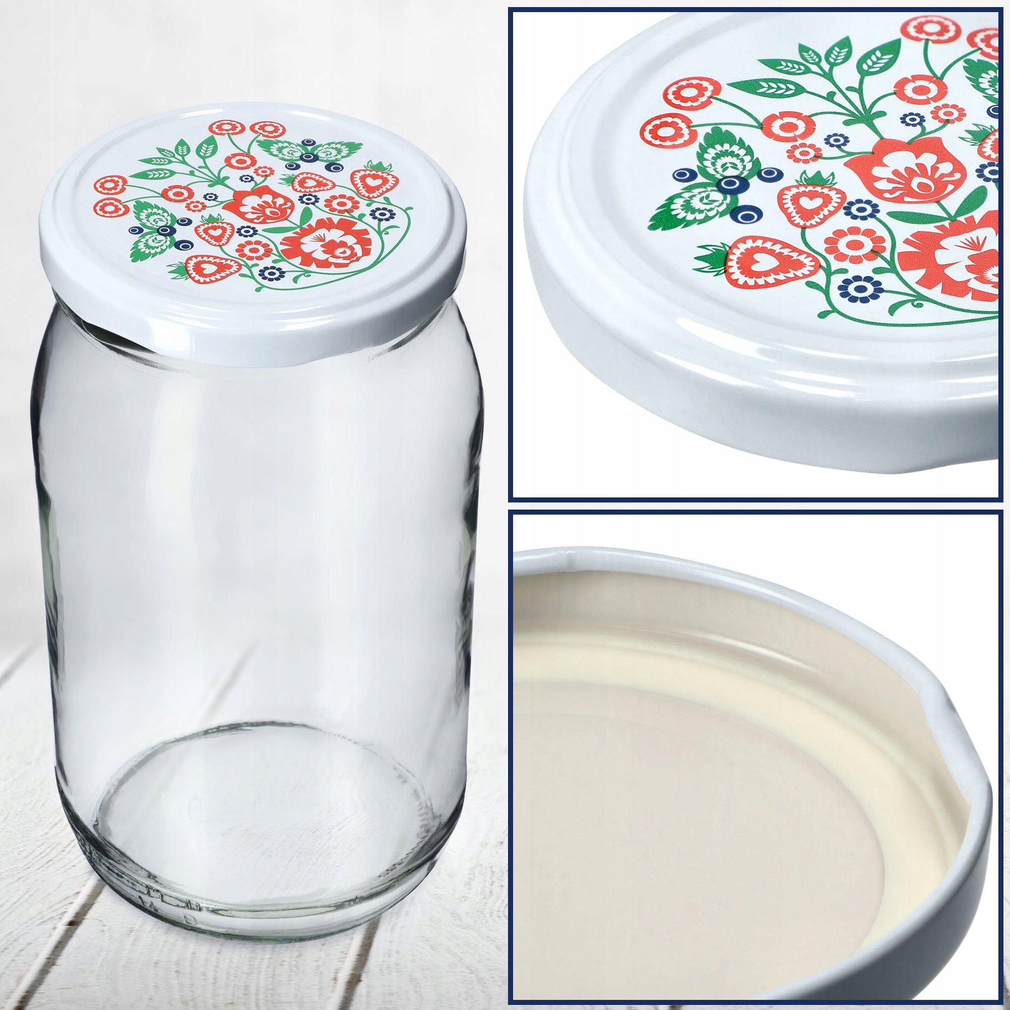 KADAX 10x Zakrętki Do Słoików Fi 82 Nakrętki Na Słoiki Wieczka Przetwory