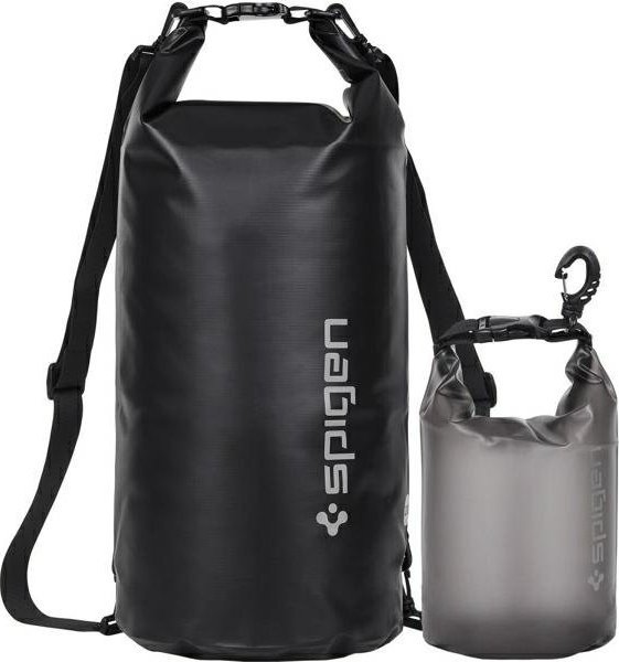 Spigen Spigen Universal Waterproof Bag A630 czarny/black uniwersalne dwie torby wodoodporne (20L oraz 2L) AMP04534
