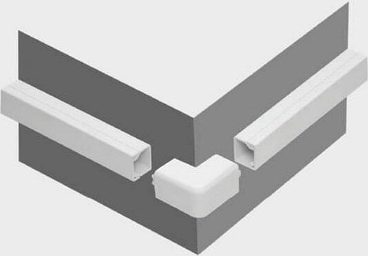 STASIŃSKI Osprzęt do listew elektroinstalacyjnych, narożnik zewnętrzny BIAŁY NZ 20x14 (1szt.)