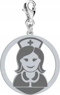 Radziszewska Jewellery Charms dla Pielęgniarki srebro GRAWER GRATIS