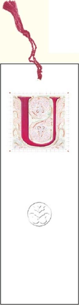 DaVinci Zakładka do książki z anagramem Litera U