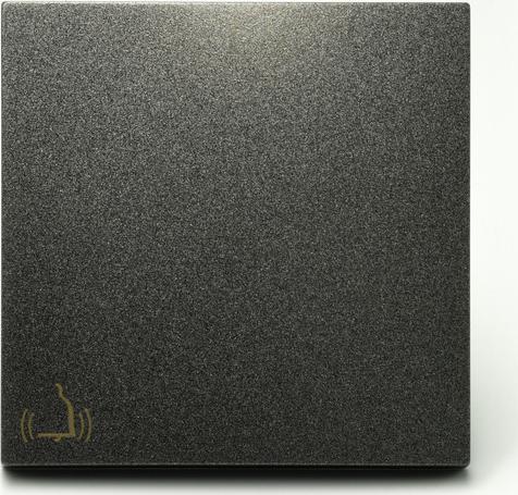 Efapel EFAPEL LOGUS90 KLAWISZ DO ŁĄCZNIKA ZWIERNEGO Z SYMBOLEM DZWONEK GRAFIT 90605 TIS