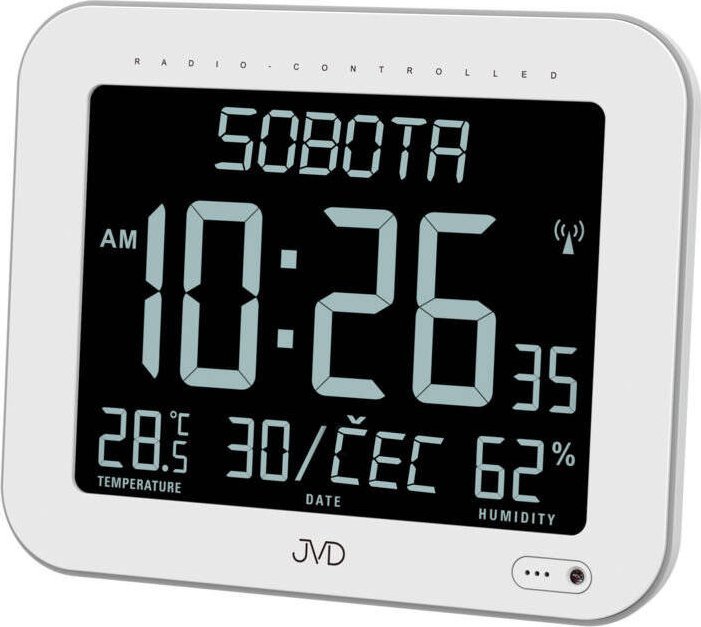 JVD Zegar JVD DH9362.1 Termometr DCF77 Dni Tygodnia po polsku
