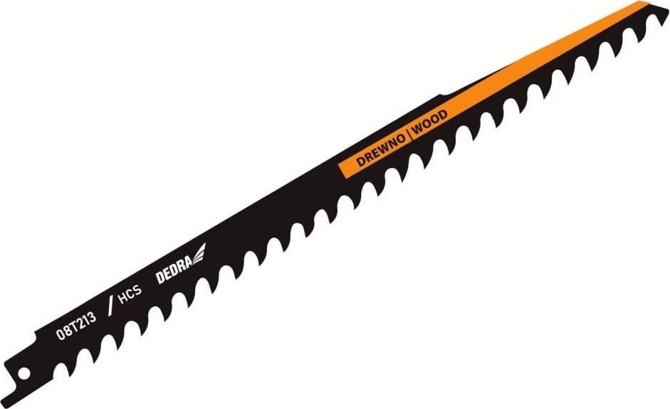 Dedra Brzeszczoty do piły szablastej 240/215mm, drewno, HCS, 2szt