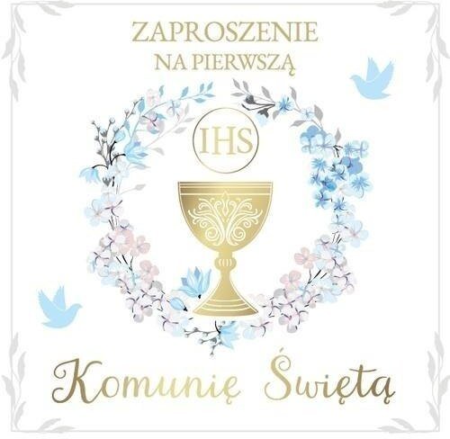 Zaproszenie Komunia (10szt)