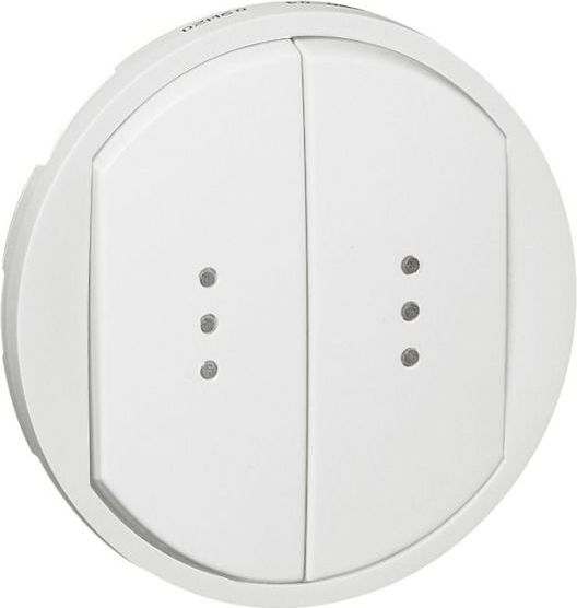 Legrand Klawisz podwójny podświetlany Celiane biały (068004)