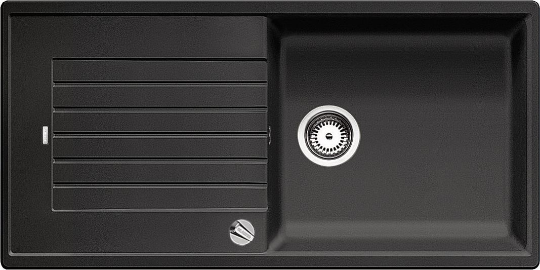 Zlewozmywak Blanco Zia XL 6 S Silgranit antracyt z korkiem automatycznym (517558)