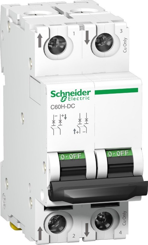Schneider Electric Wyłącznik nadprądowy 2P C60H-DC-C1-2 A9N61521