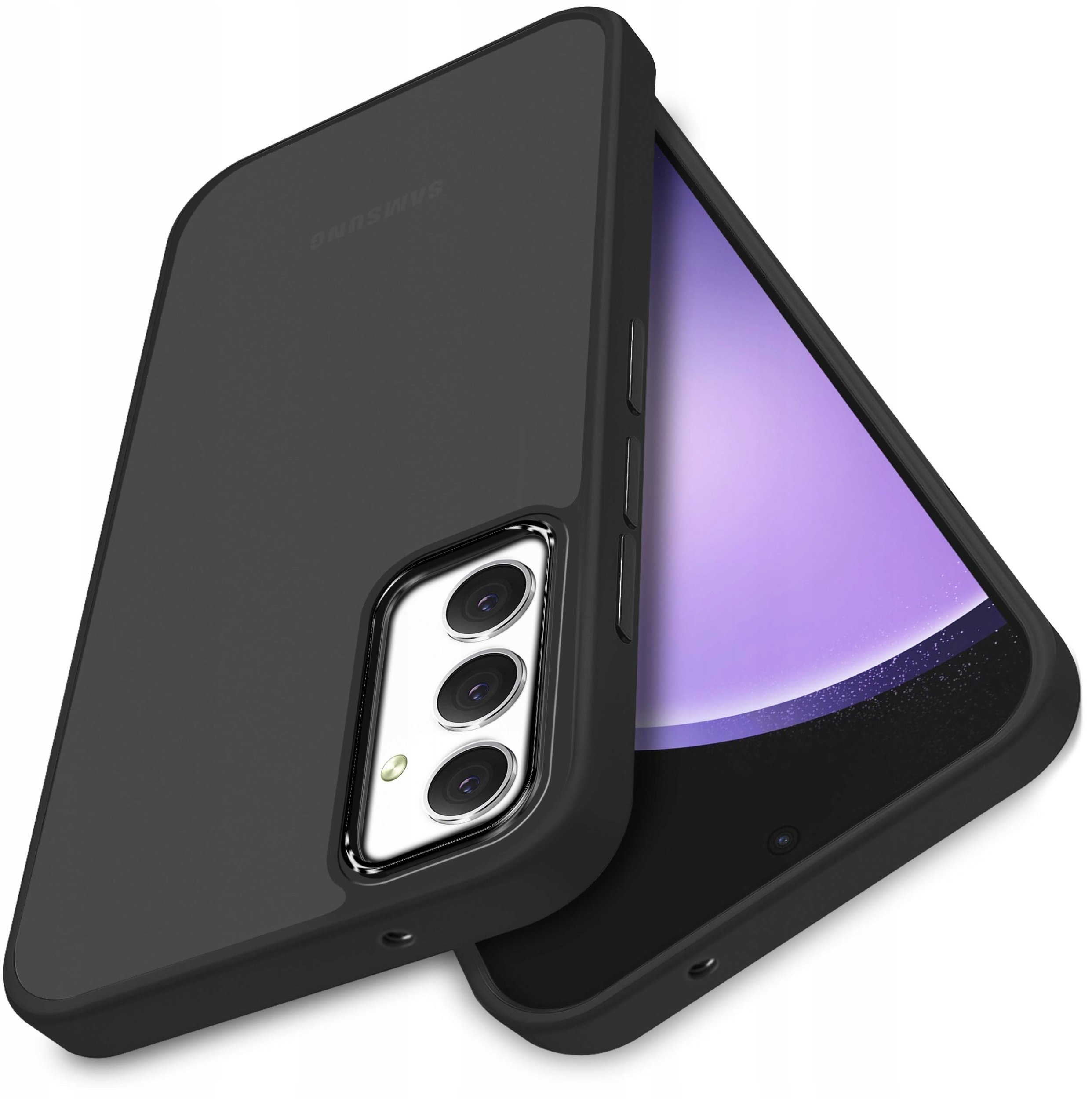 Etui do Samsung Galaxy S23 FE MATOWE SILICONE CASE SATYNOWE PLECKI + Szkło