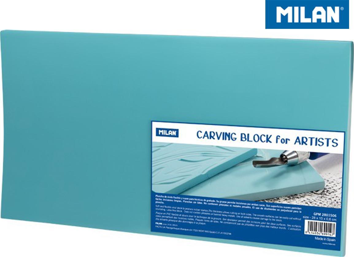 Milan Szkicownik 15x28cm 1k niebieski