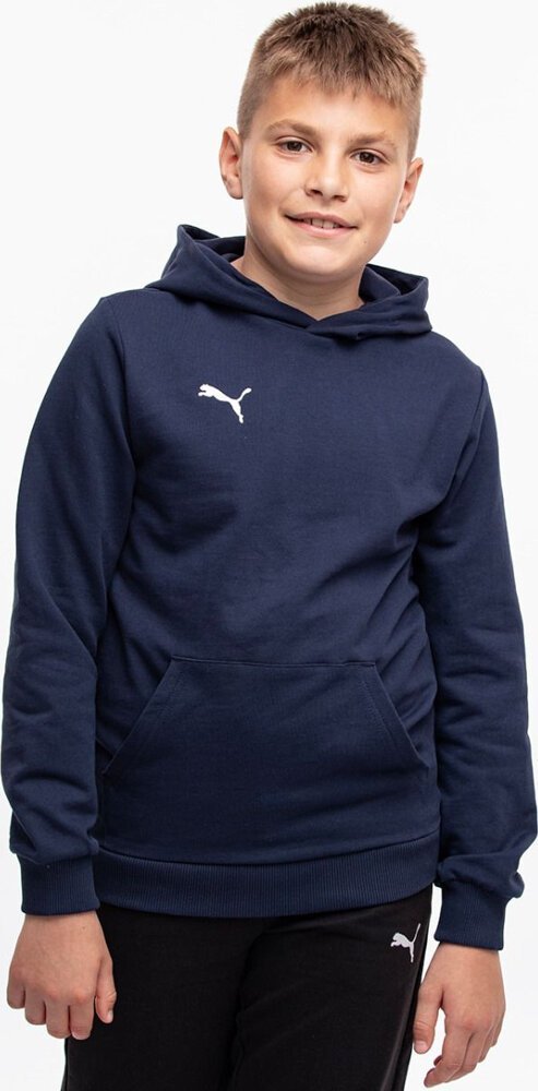 Puma Bluza dla dzieci Puma Team Goal Casuals Hoddy granatowa 658619 06 128cm