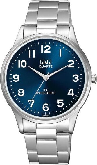 Zegarek Q&Q C214-215 Klasyczny męski srebrny