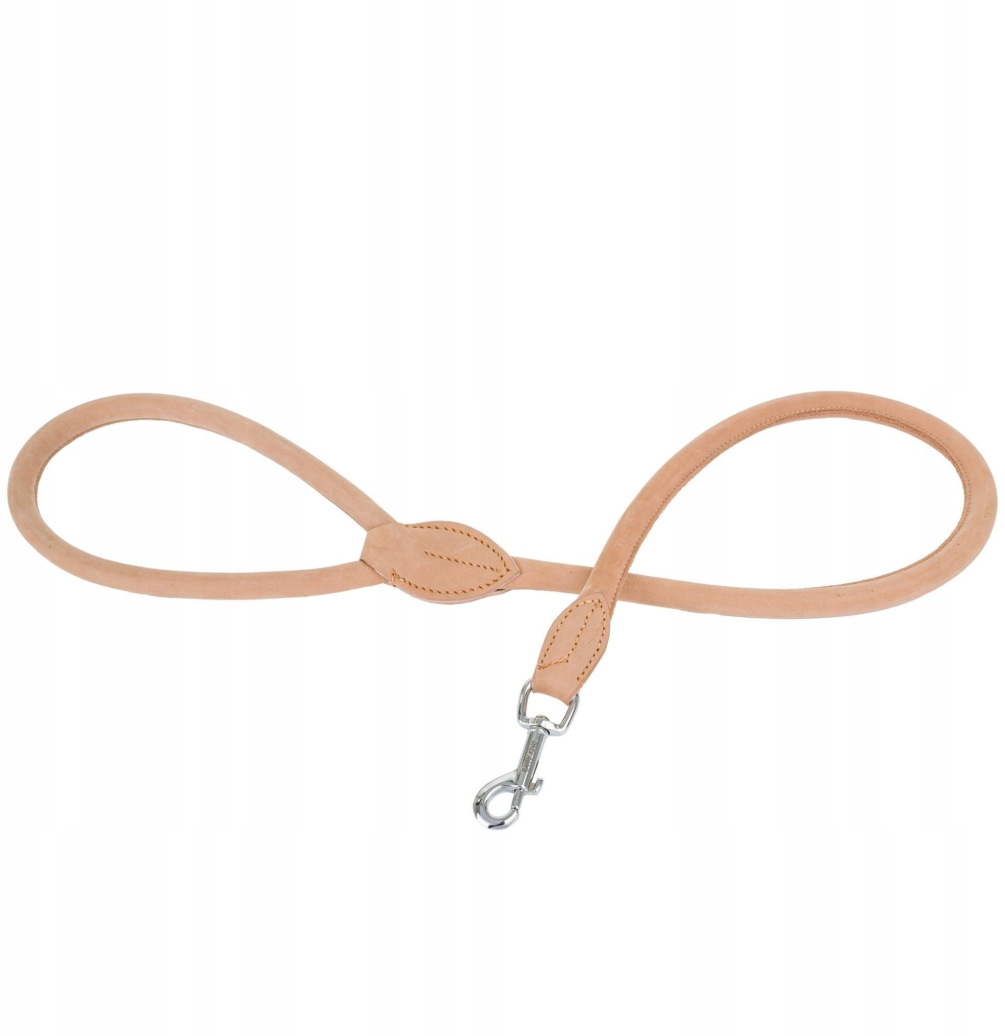 Smycz skórzana, 13 mm / 100 cm, jasny beż