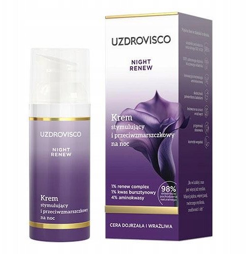 UZDROVISCO_Night Renew krem stymulujący i przeciwzmarszczkowy na noc 50ml