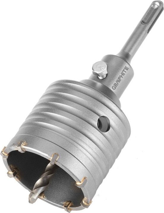 Graphite OTWORNICA WIDIOWA 65MM Z ADAPTEREM SDS+ ORAZ WIERTŁEM PILOTUJĄCYM GRAPHITE