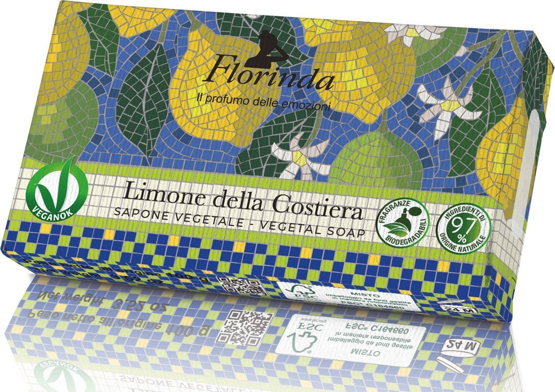 La Dispensa FLORINDA mydło w kostce Przybrzeżna cytryna, 100g