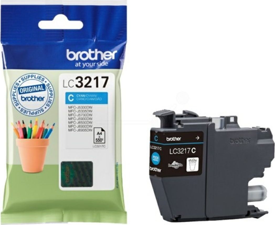 Tusz Brother Tusz LC3217C Cyan 550str