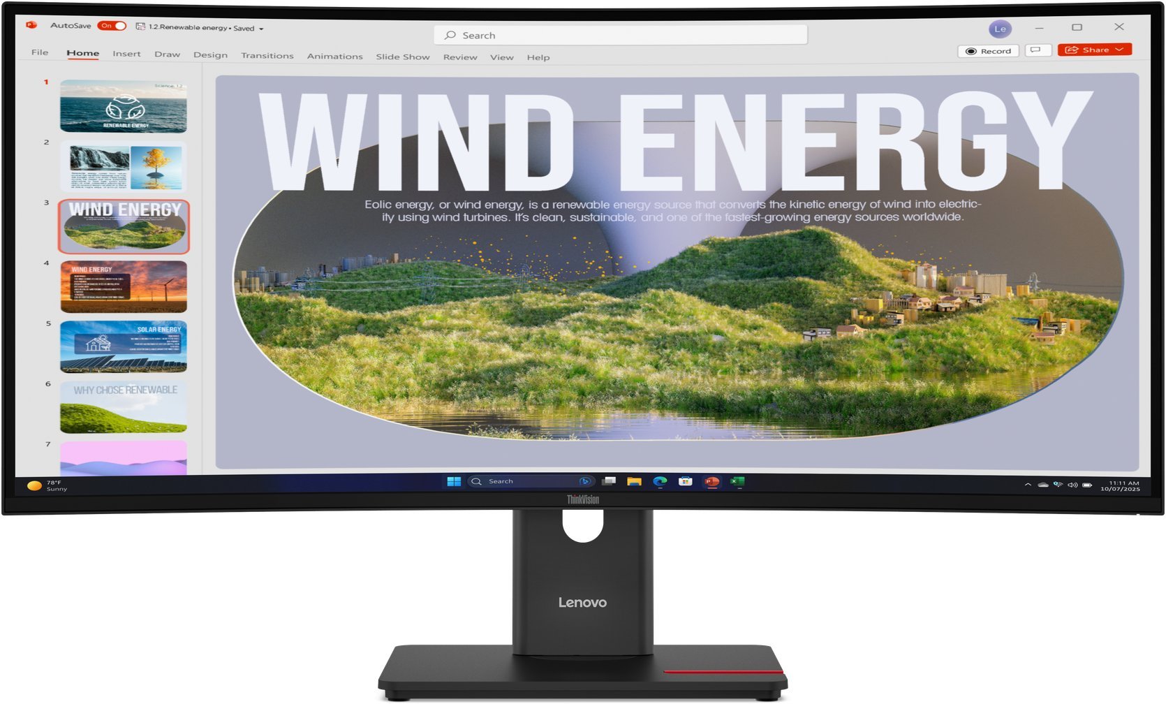 Monitor Lenovo ThinkVision T34WD-40 (64AEGAT1EU)