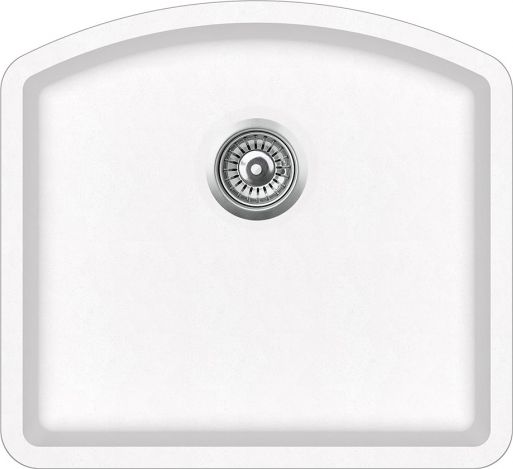 Zlewozmywak Aquasanita Arca SQA103, korek automatyczny, 710 Alba