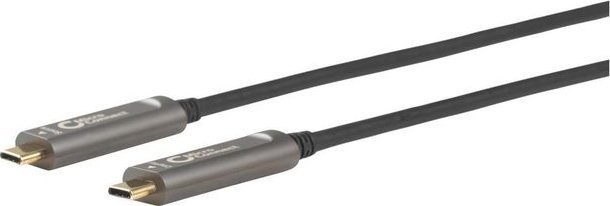 Kabel USB MicroConnect USB-C - USB-C 10 m Czarny (MC-USB3.1CC10OP)