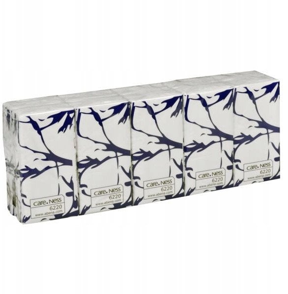 Paper handkerchiefs, ABENA Care-Ness Excellent, 3-ply, 20.7x21cm, white