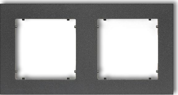 Karlik MINI Ramka podwójna grafitowa (11MR-2)