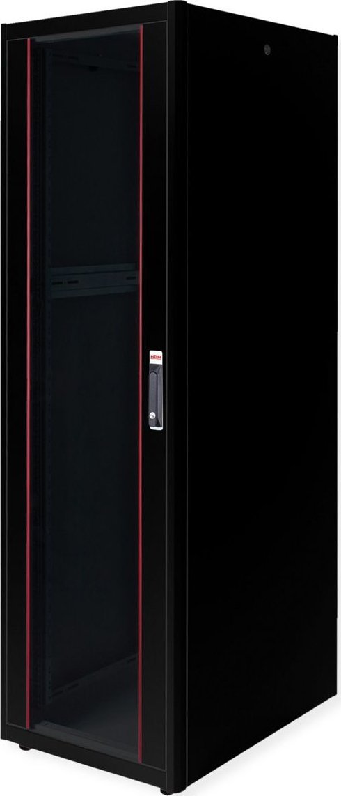 Szafa Roline ROLINE Netzwerkschrank Basic 48,26cm 19Zoll 42 HE 600x800 BxT Glast�r schwarz