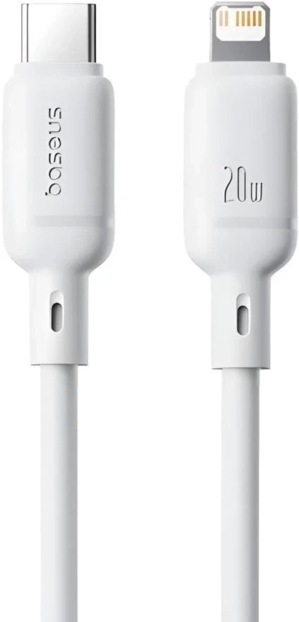 Kabel USB Baseus USB-C - Lightning 2 m Biały (P10377700213-01)