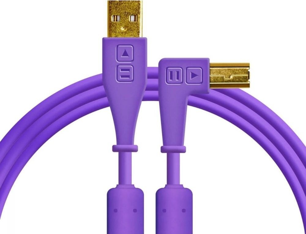 Kabel USB DJ TECHTOOLS Chroma Cable USB 1.5 m, łamany, fioletowy