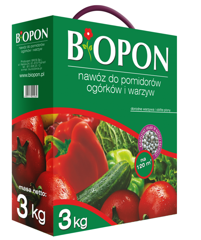 Biopon Nawóz granulowany do warzyw 1kg (1174)