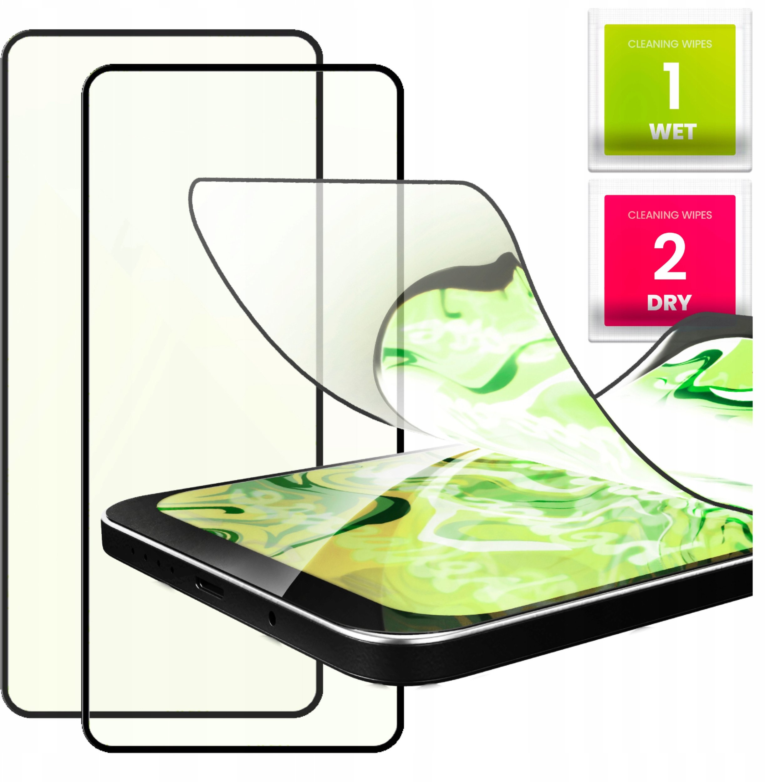 2x Szkło Hybrydowe do Samsung Galaxy A16 (9H, 5D, ochronne, na cały ekran)