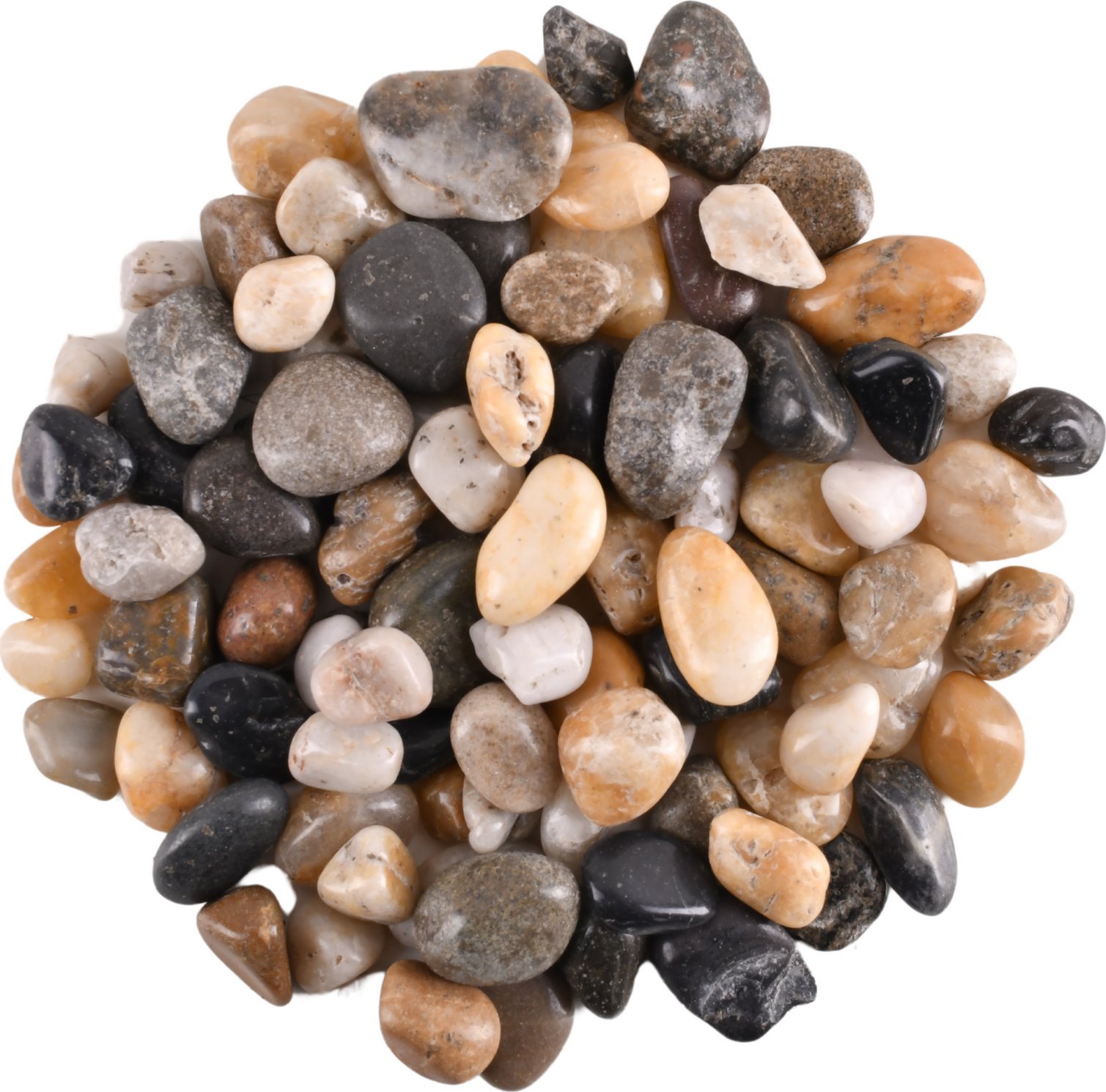 Kamienie dekoracyjne rzeczne wysoko polerowane mix 8-12mm 900g