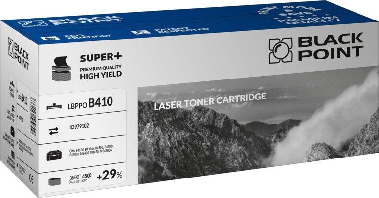 Toner Black Point LBPPOB410 Black Zamiennik 43979102 (BLOB410BKBW)