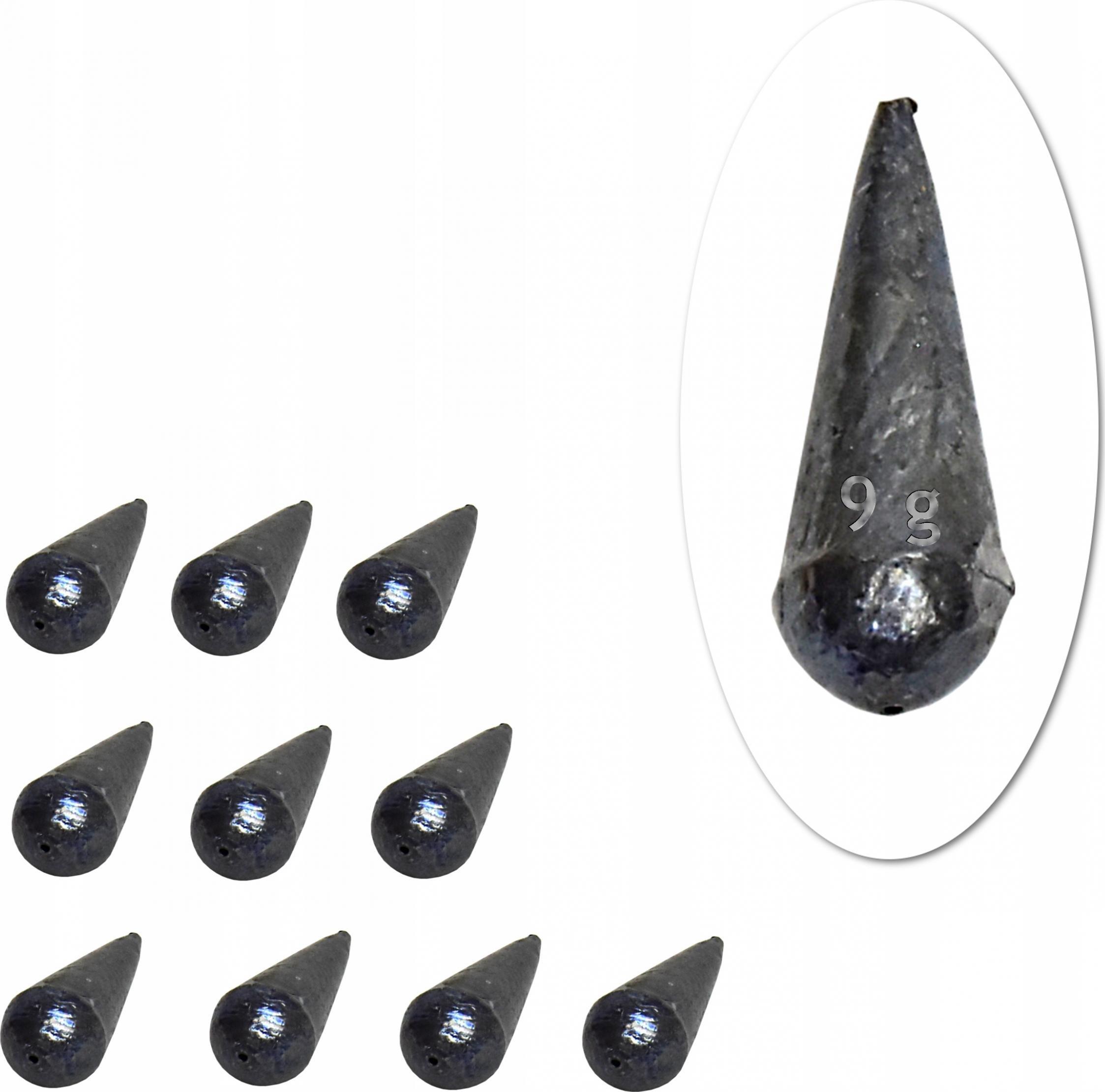 An Sport Ołów CIĘŻAREK ŁEZKA SMUKŁA PRZELOTOWA 9,0 g x10szt