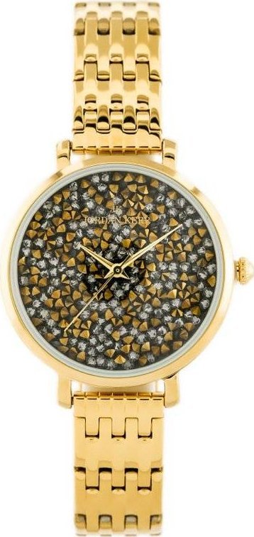 Zegarek Jordan Kerr ZEGAREK DAMSKI JORDAN KERR - SS357 (zj926f) gold/graphite