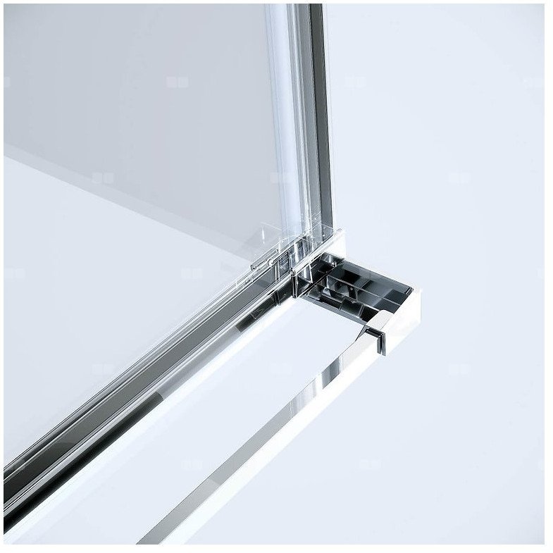 Cersanit (części zamienne - kabiny prysznicowe) LISTWA PROGOWA CREA ZAWIAS 100/120 WRAZ Z PLASTIKOWYMI EL. (S903-036)