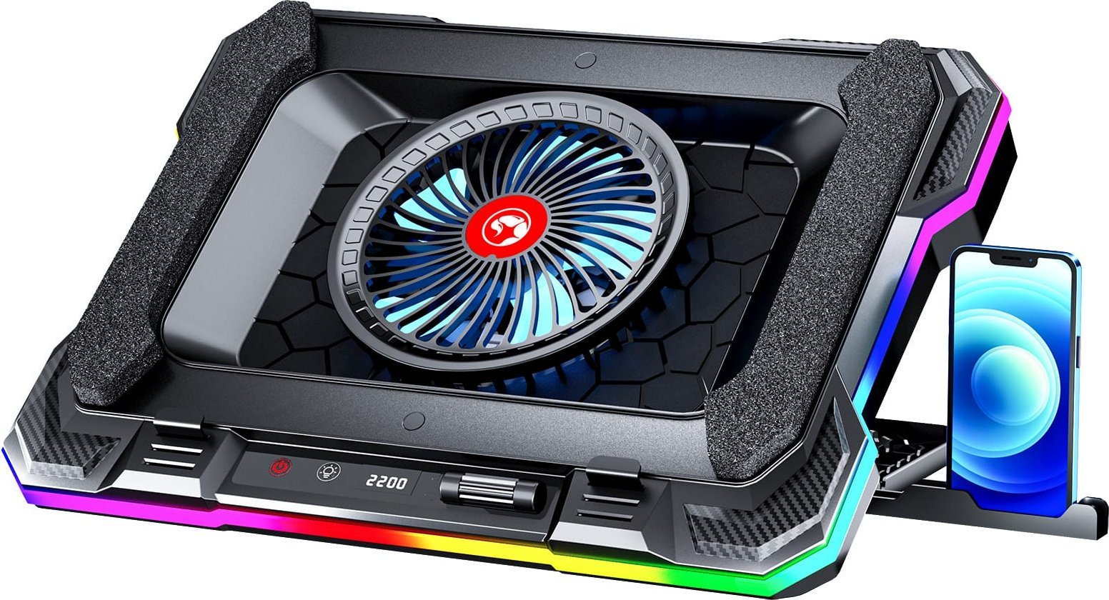 Podstawka chłodząca Marvo ATLAS 43 Czarna