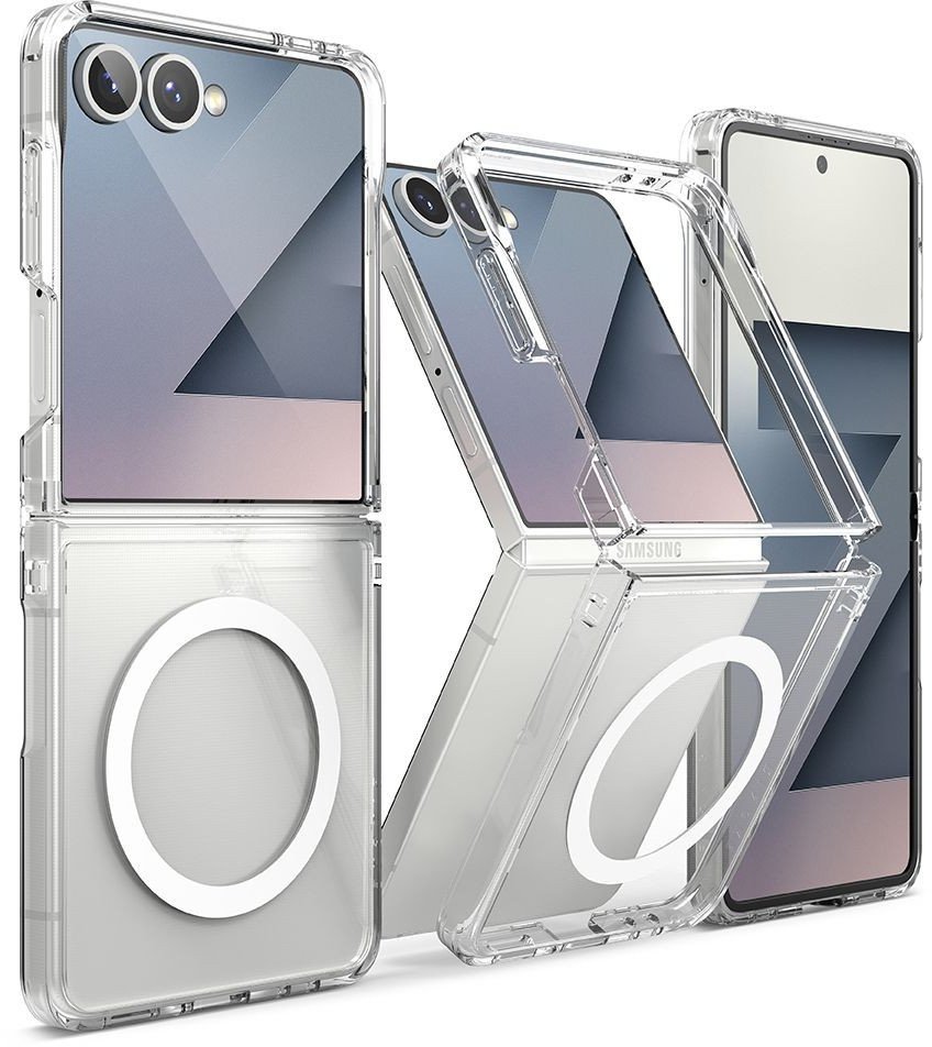 Etui do Galaxy Z Flip 7 Magsafe Ringke Fusion, przezroczyste