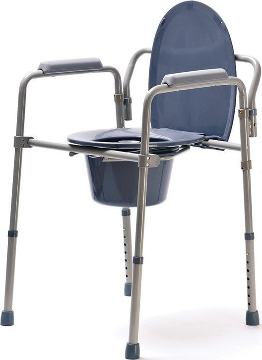 Vitea Care Składane krzesło toaletowe z regulacją wysokości