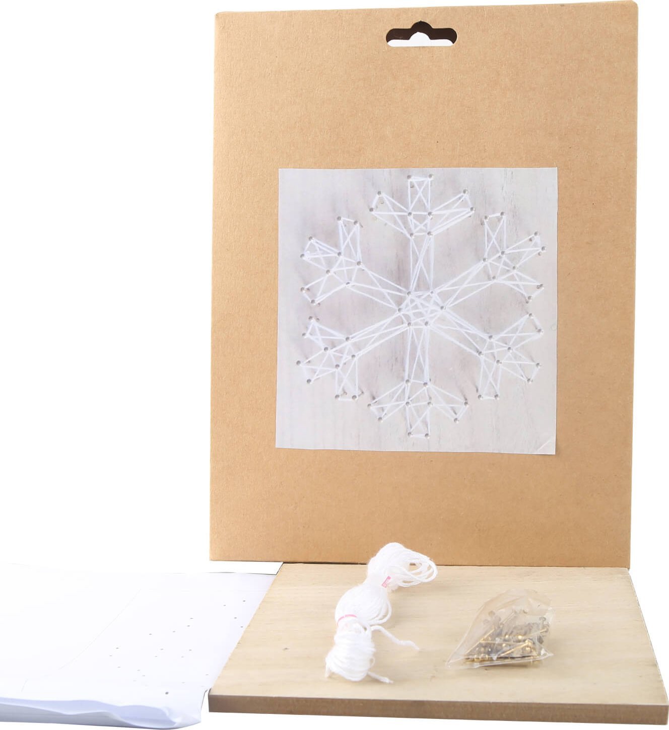 Direct Home and Garden Obraz 3D zrób to sam - śnieżynka