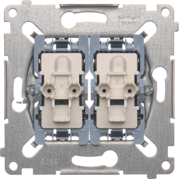 Kontakt-Simon Łącznik krzyżowy Simon 54 podwójny 10AX 250V mechanizm (SW7/2XM)