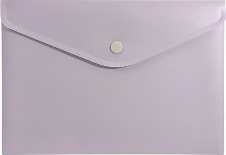 Biurfol Teczka kopertowa koperta na zatrzask A5 PP różowa soft touch BIURFOL