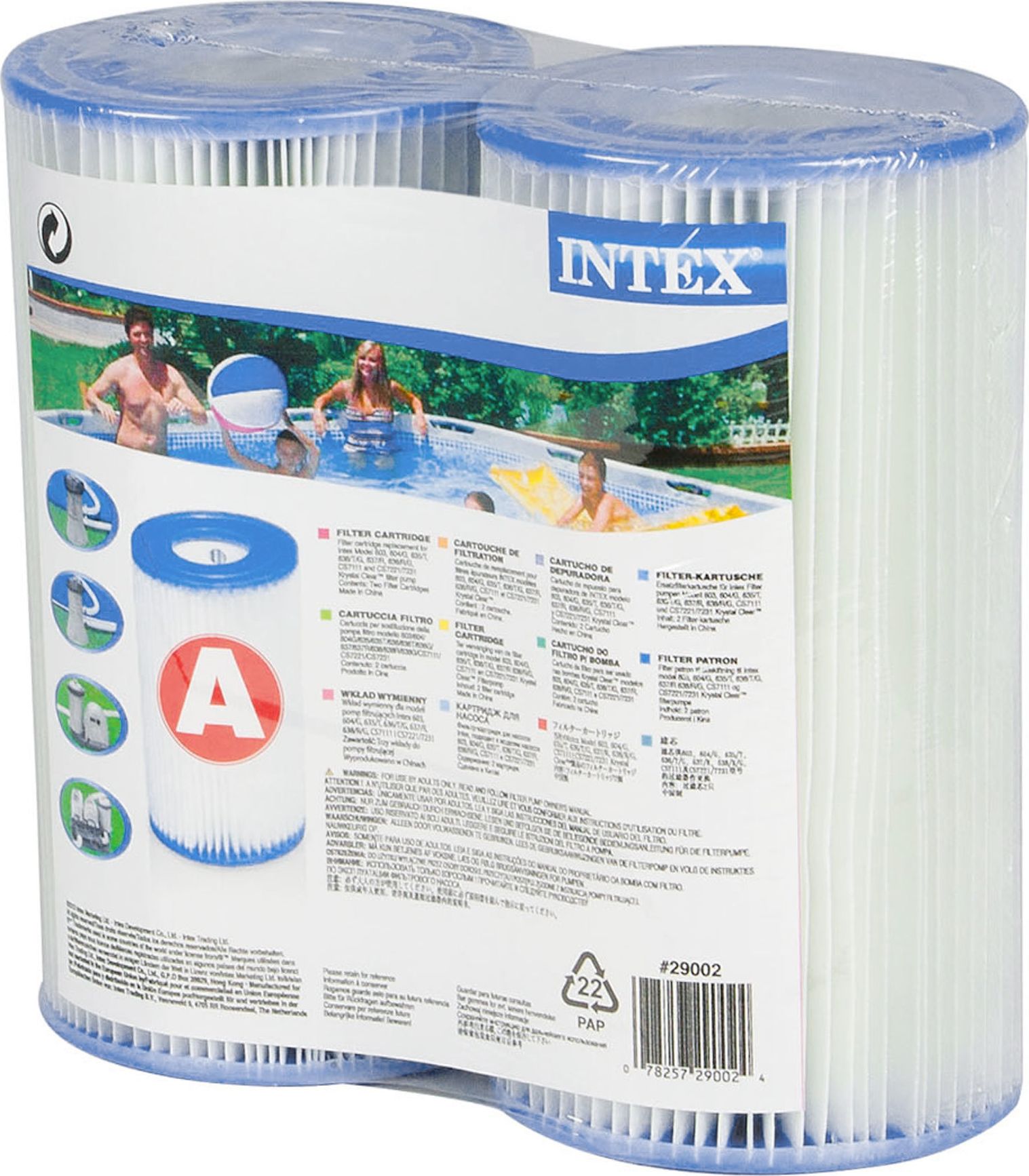 Intex Filtr A tipo 2 szt.