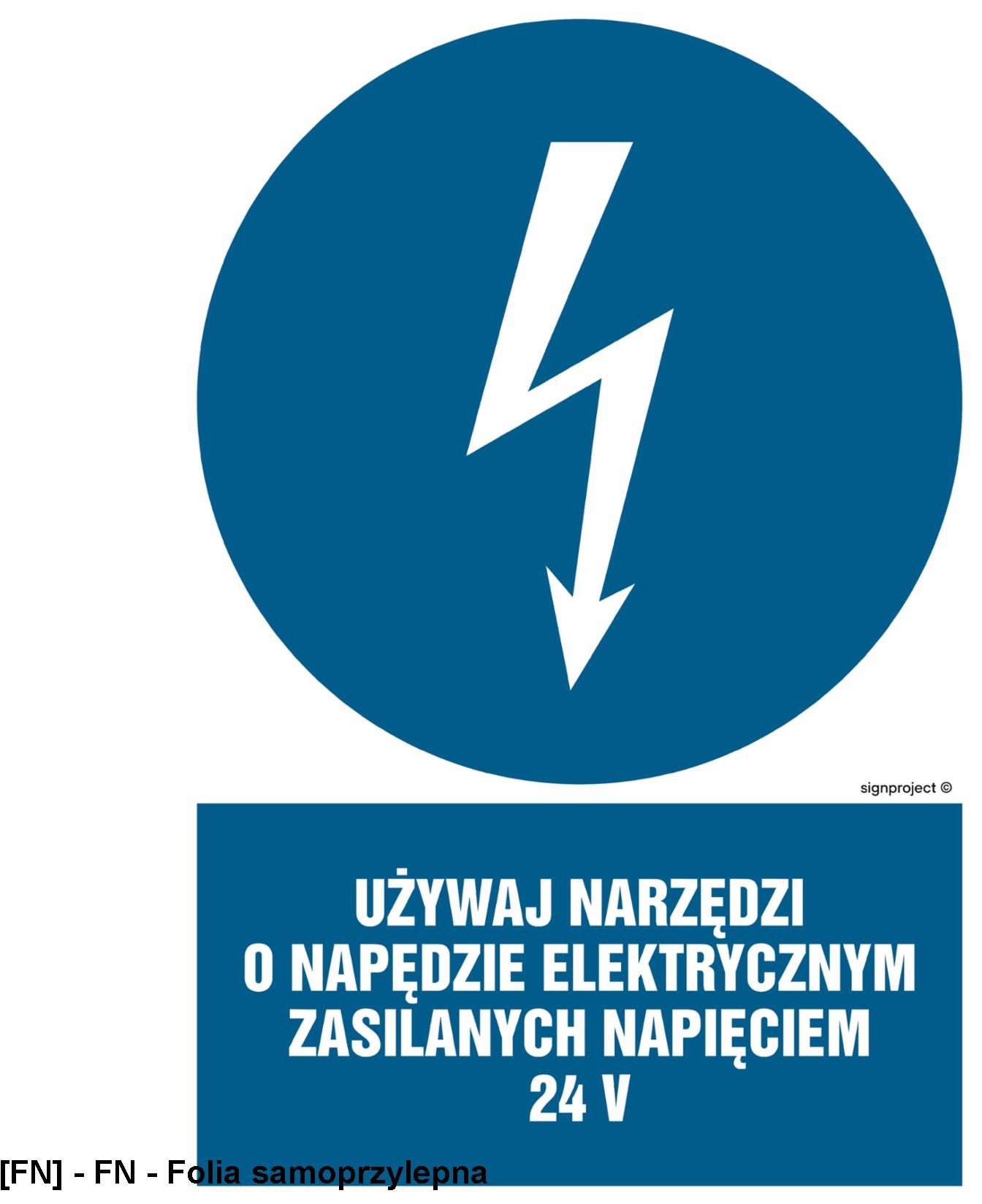 HE016 - Używaj narzędzi o napędzie elektrycznym zasilanym napięciem 24V 300x450