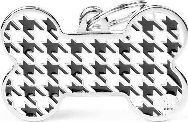 Zawieszka Adresówka Identyfikator z grawerem dla psa i kota kość duża XL