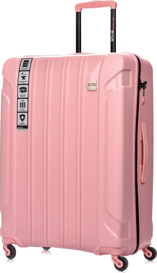 SwissBags Walizka duża Tourist 75cm różowa