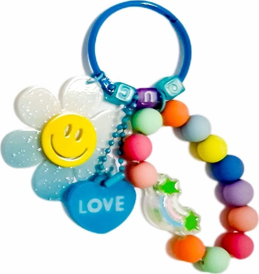 Brelok kwiatek. Niebieski